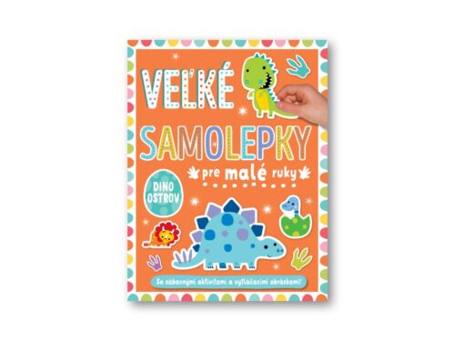 Veľké samolepky pre malé ruky Dino ostrov